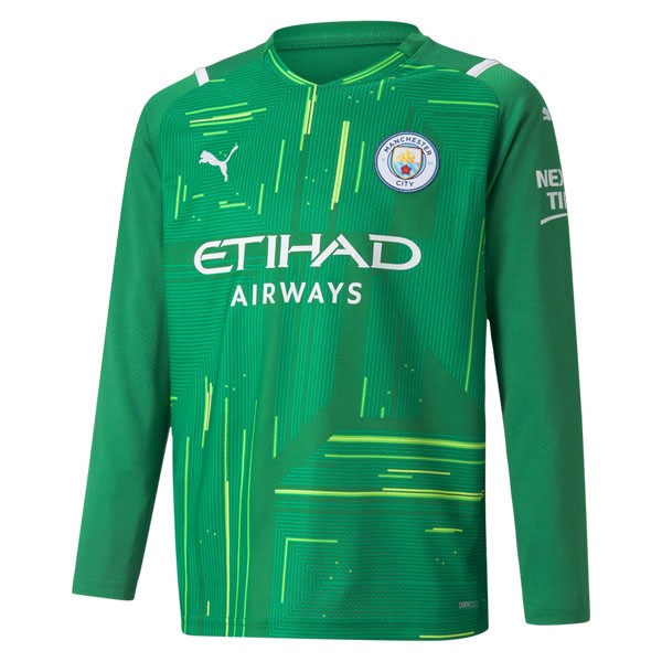 Thailand Trikot Manchester City Torwart ML 2021-22 Grün